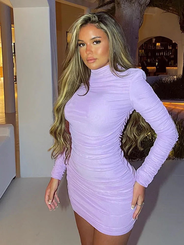 Cherub Ombre Long Sleeve Women's Urban Party Dress