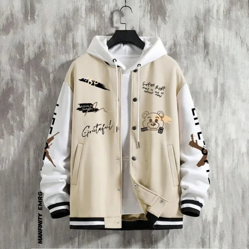 Cherub Men's baseball jacket Spring and Autumn season trendy