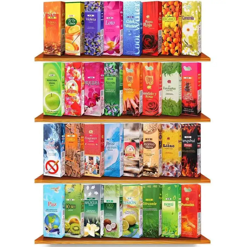 Artracyse 20 Sticks India Sandalwood Incense Household Bedroom Toilet Bathroom Agarwood Tibetan Incense Line Fragrance Lasting