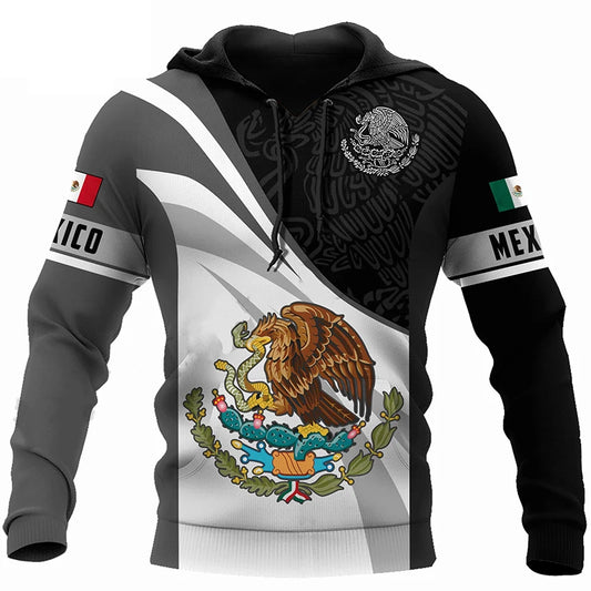 Cherub Urban Mexico National Flag Print Hoodies