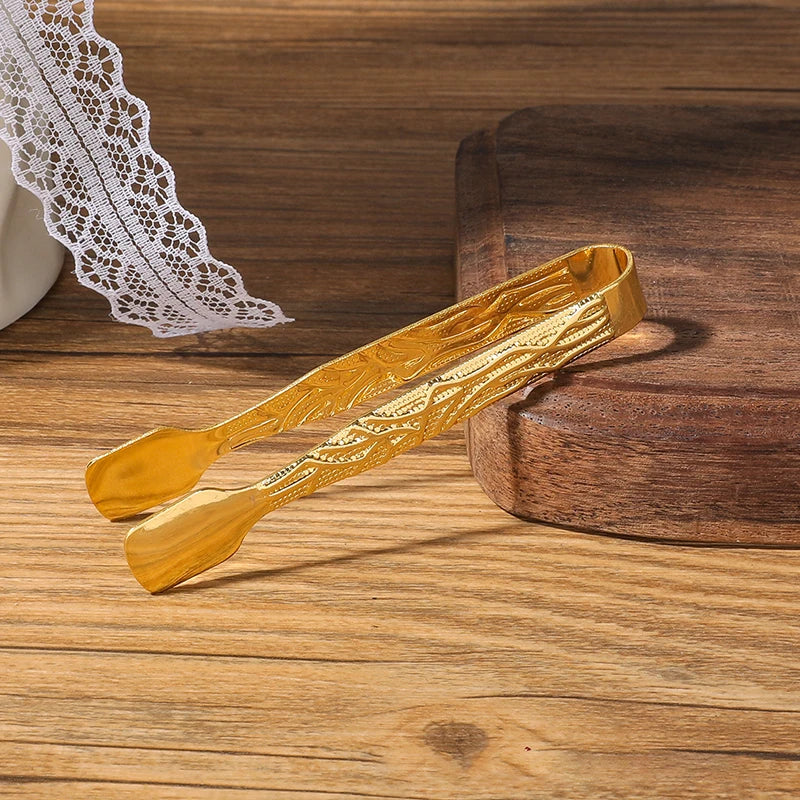 New Aromatherapy Solid Spice Iron Clip Fragrance Accessories Clip Middle East Africa Gold Electroplating Diagonal Flat Iron Clip