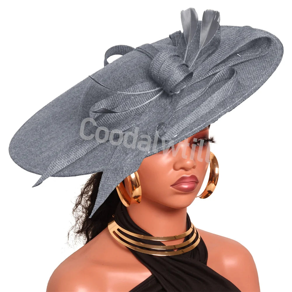 Cherub Women Royal church Hat (Fascinator Hair Clip)