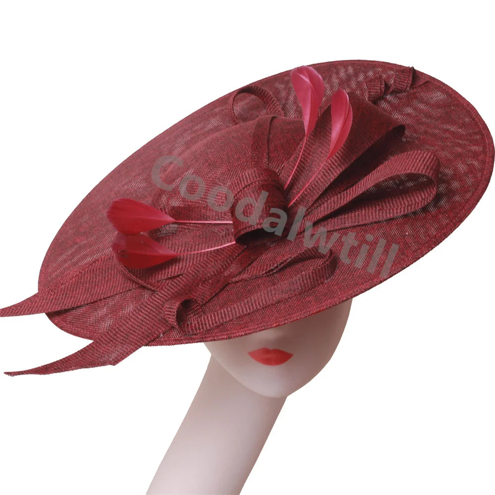 Cherub Women Royal church Hat (Fascinator Hair Clip)
