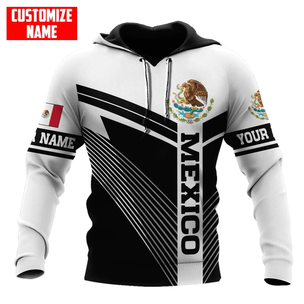Cherub Urban Mexico National Flag Print Hoodies