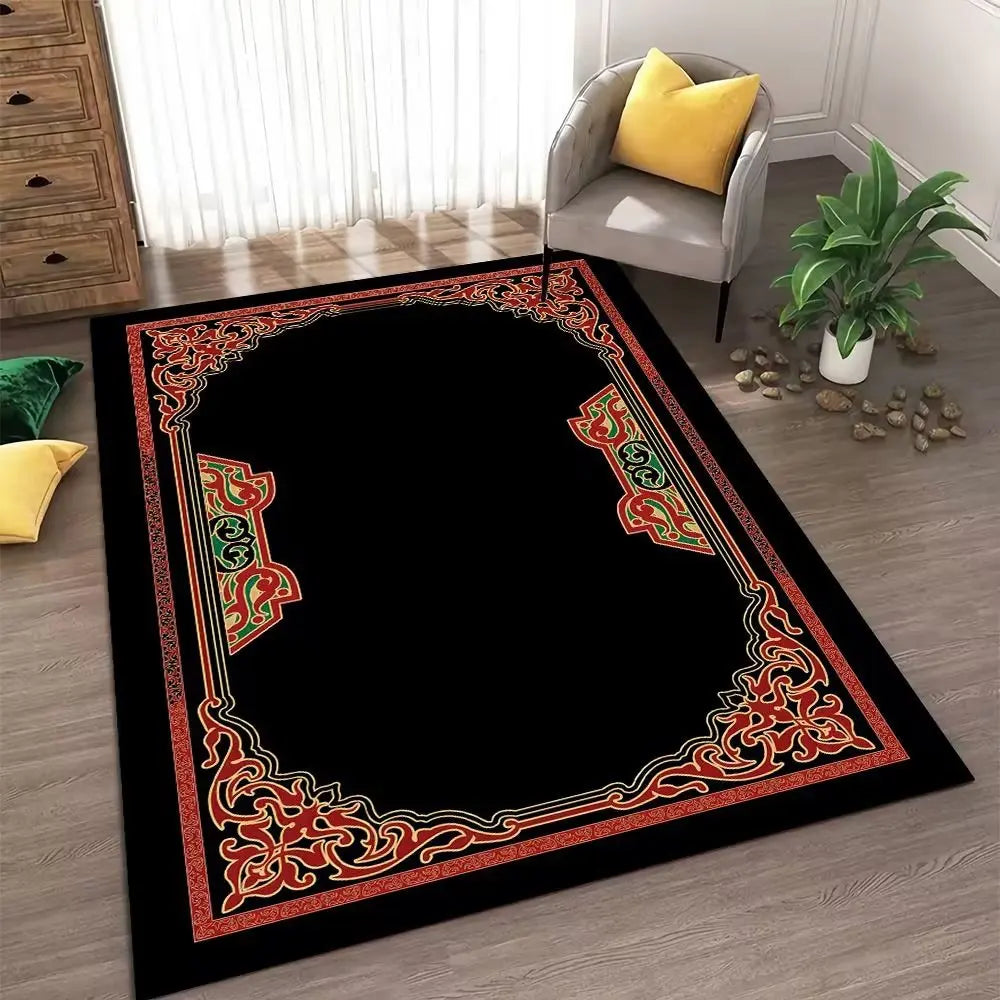 Islamic thick prayer rugs (for men). Men's prayer mats for Muslim Ramadan. Thickened and soft men's prayer mats. Portable prayer
