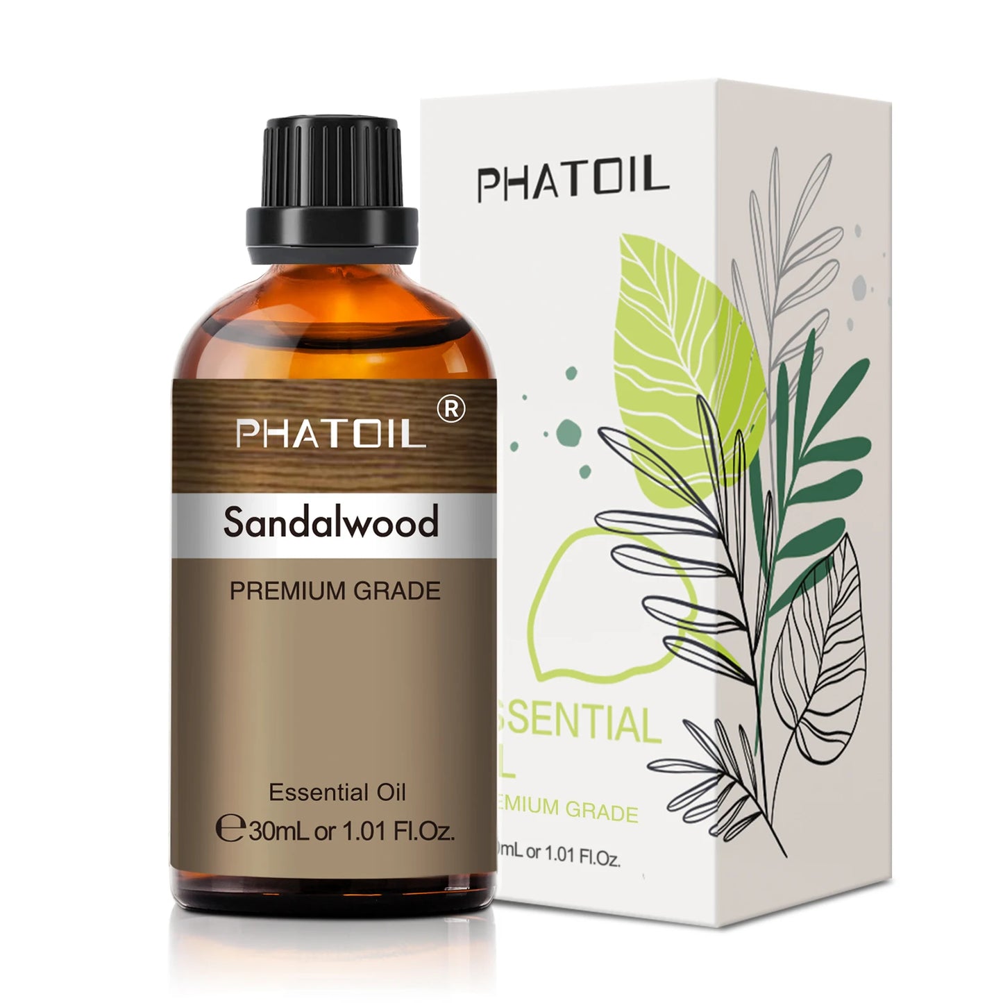 PHATOIL 30ml Aromatherapy Essential Oil Lavender Eucalyptus Vanilla Sweet Orange Aroma Oils For Diffuser Candle Making DIY Soap