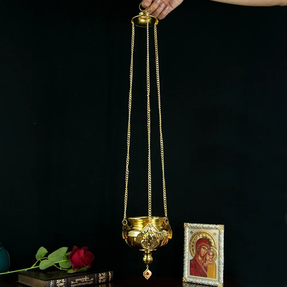HTISOK Orthodox Wall Incense Burner Hook Set, High-Temperature Resistant Metal Material, Perfect for Home Wall Decoration