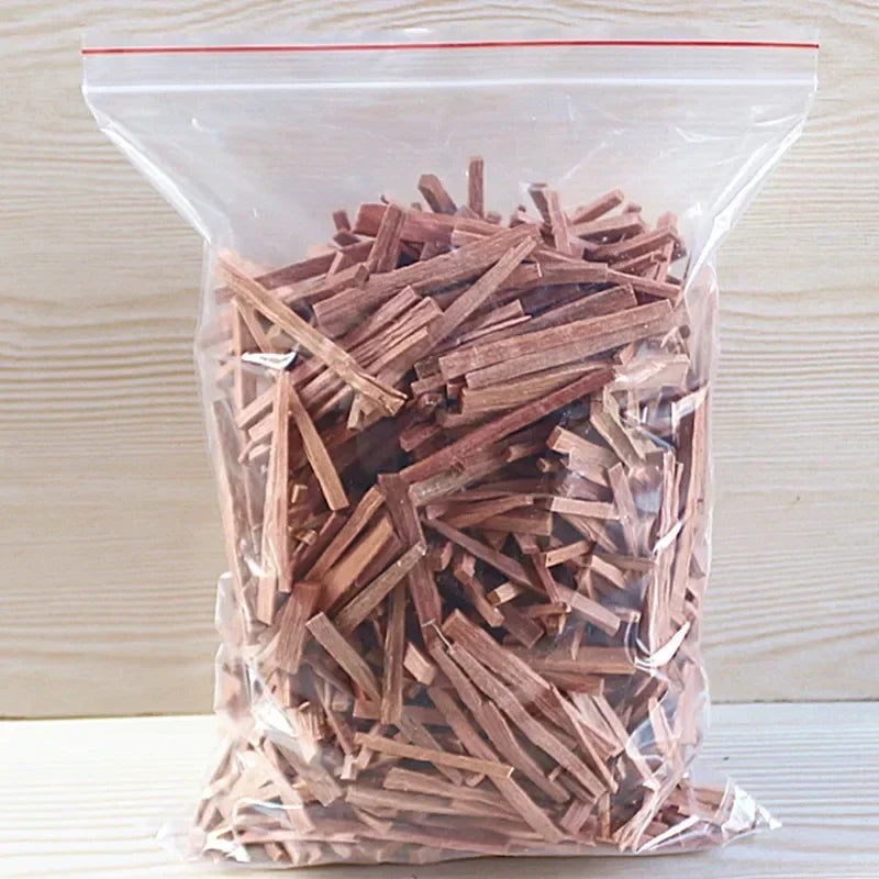 100g /50g Natural Sandalwood Sticks Incense Natural Hand Split Wood Strips Purify Healing Meditation Stress Relief Aromatherapy