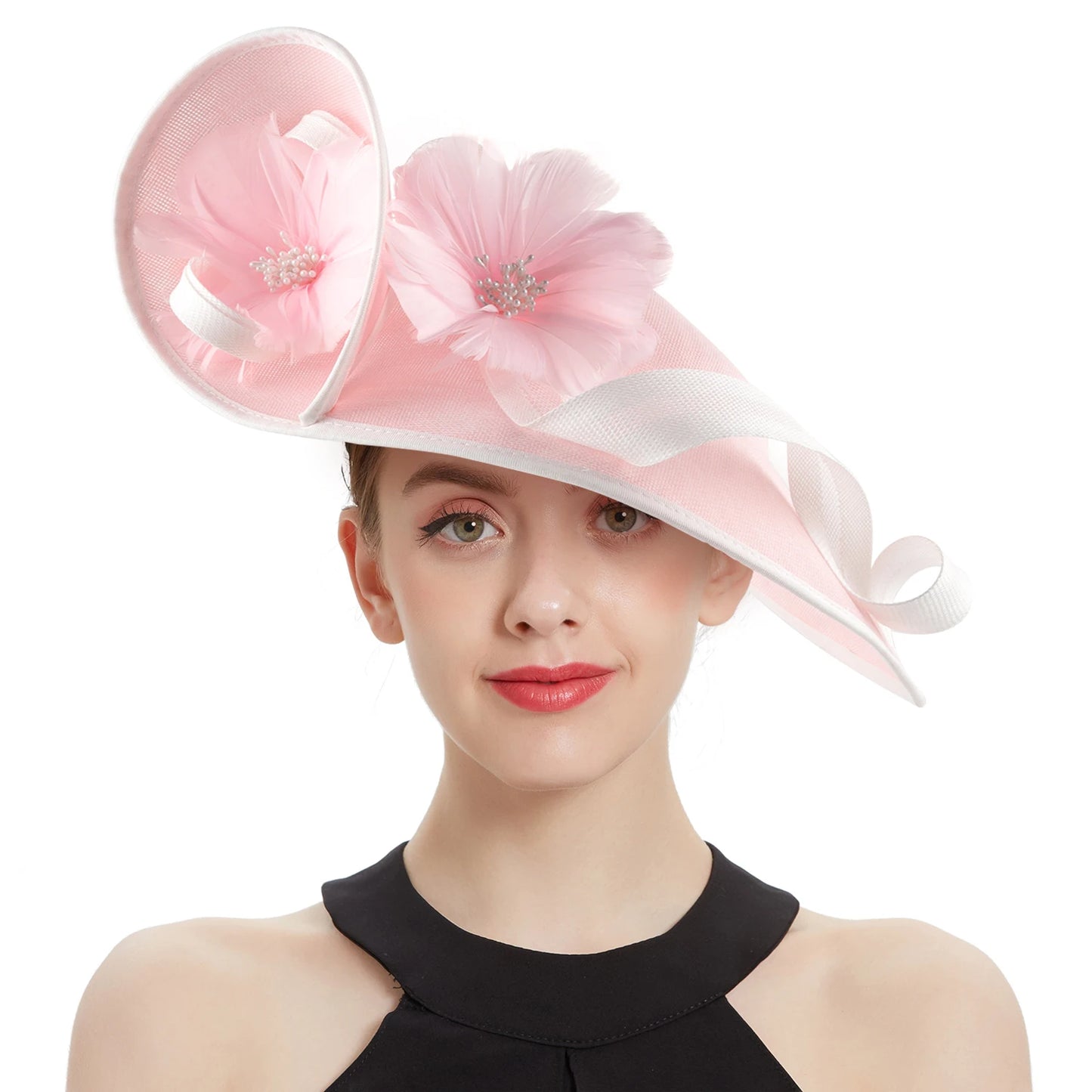 Cherub Women's Charming Sunday Flower Hat Fashionable High-Quality Formal Accessory for Church/Wedding/Dance