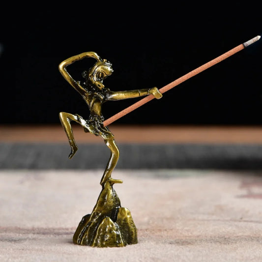 Incense Burner Aroma Burner Creative Lotus Bunrer Cones Backflow Incense Holder Plum Branch Home Decor Monkey ornament