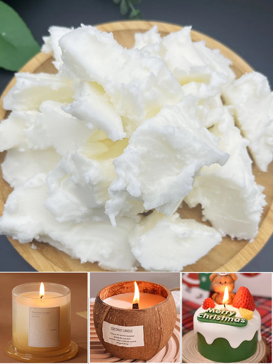 50/100/200G Natural Coconut Wax Wholesale Handmade Candle Raw Material DIY Aromatherapy Candle Making Supplies Handcraft Wax
