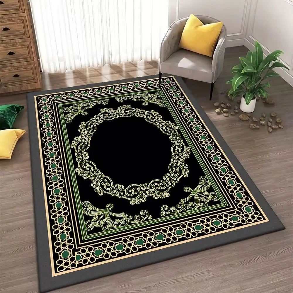 Islamic thick prayer rugs (for men). Men's prayer mats for Muslim Ramadan. Thickened and soft men's prayer mats. Portable prayer