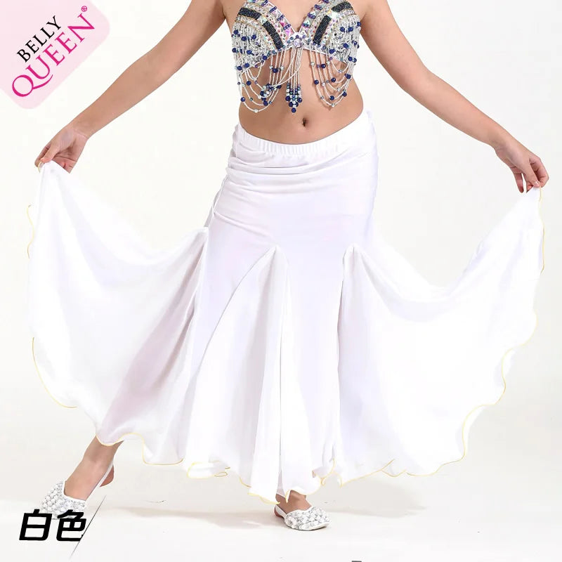 Customized Children's Belly Dance Costumes Skirt Indian Dance Clothes Performance Costume Set Long Tail Skirt Kid