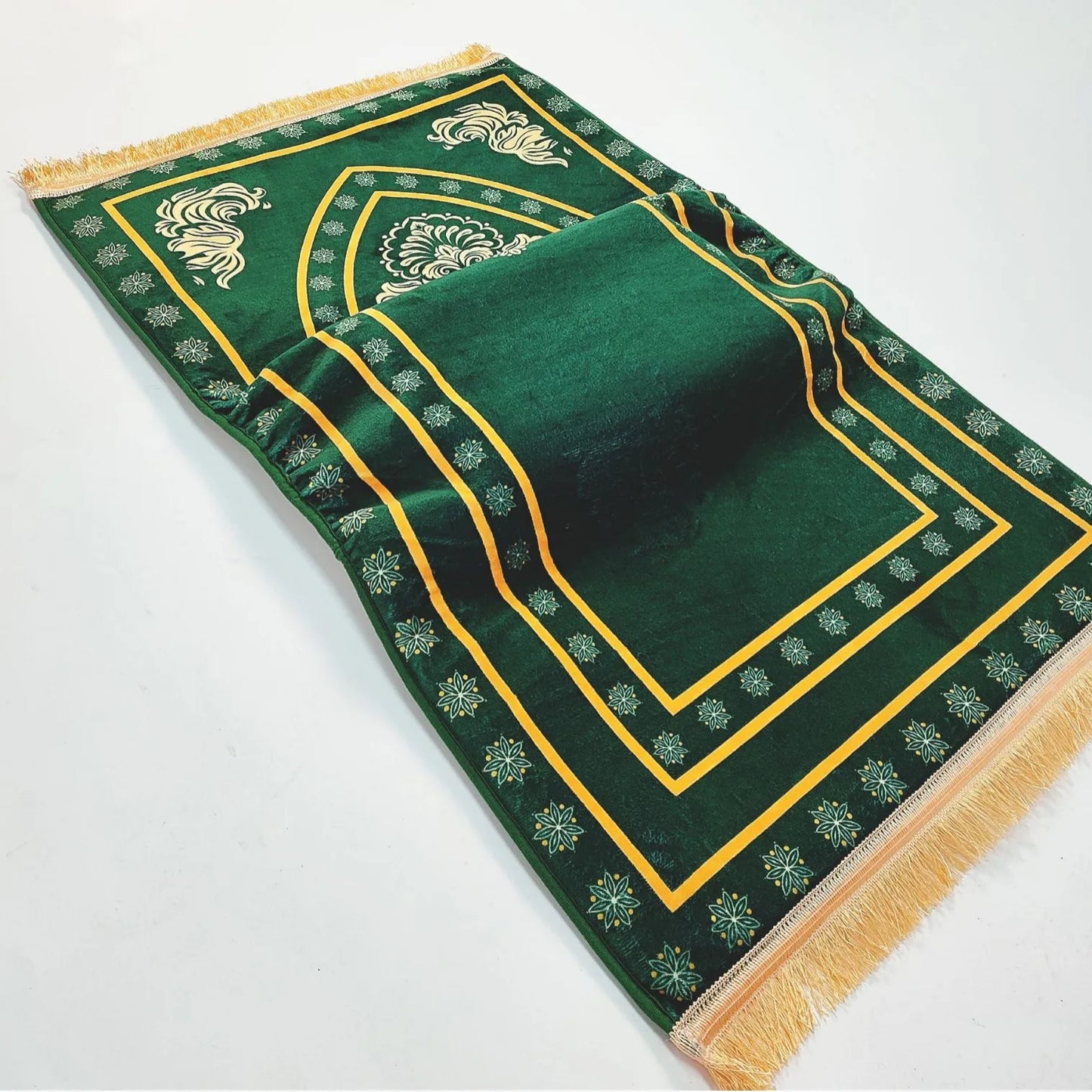 8CM Extra Thick Prayer Rug, Large Non-Slip Velvet Carpet for Living Room, Super Soft Prostration Mat for Muslim, Home Decor Gift