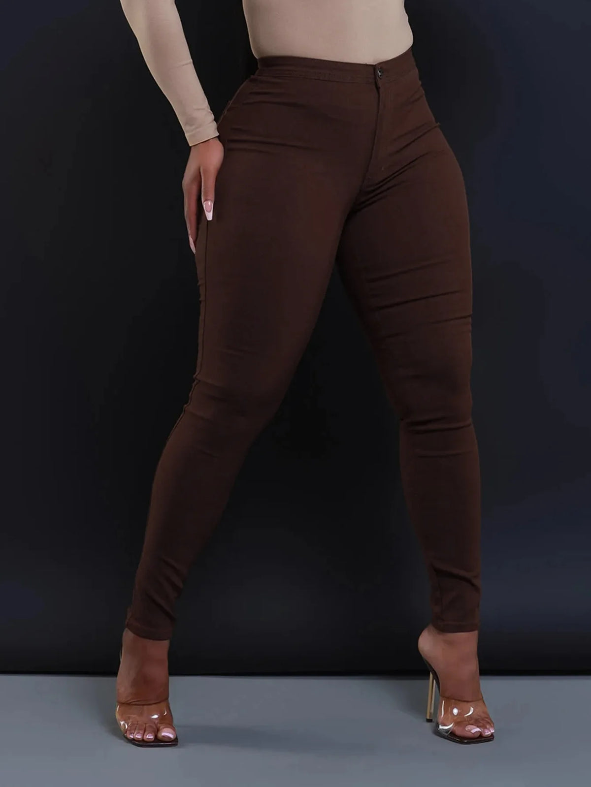 New Skinny Jeans for Spring and Summer.  Available in A Variety of Colors. Women's Casual High-waisted Denim Small Leg Pants