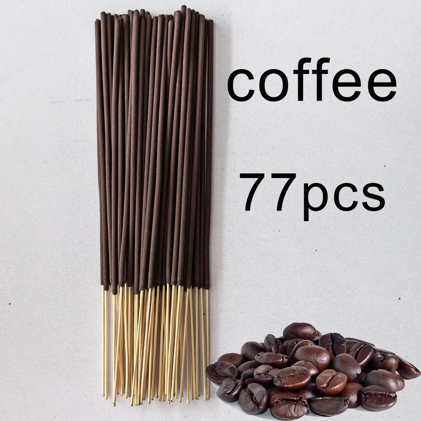 (11)/(77)/(141) Pcs, High-Grade Coffee-Scented Incense Sticks, Made of Natural Fragrance Powder, More Suitable for Those Who Love the Coffee Scent, a Must-Have for Home with Long-Lasting Fragrance