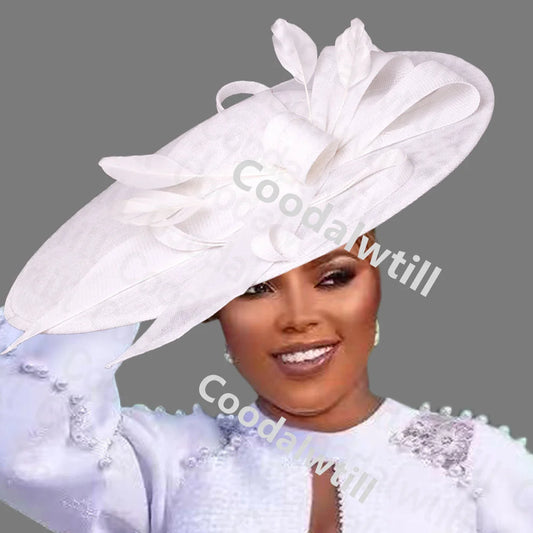 Cherub Women Royal church Hat (Fascinator Hair Clip)