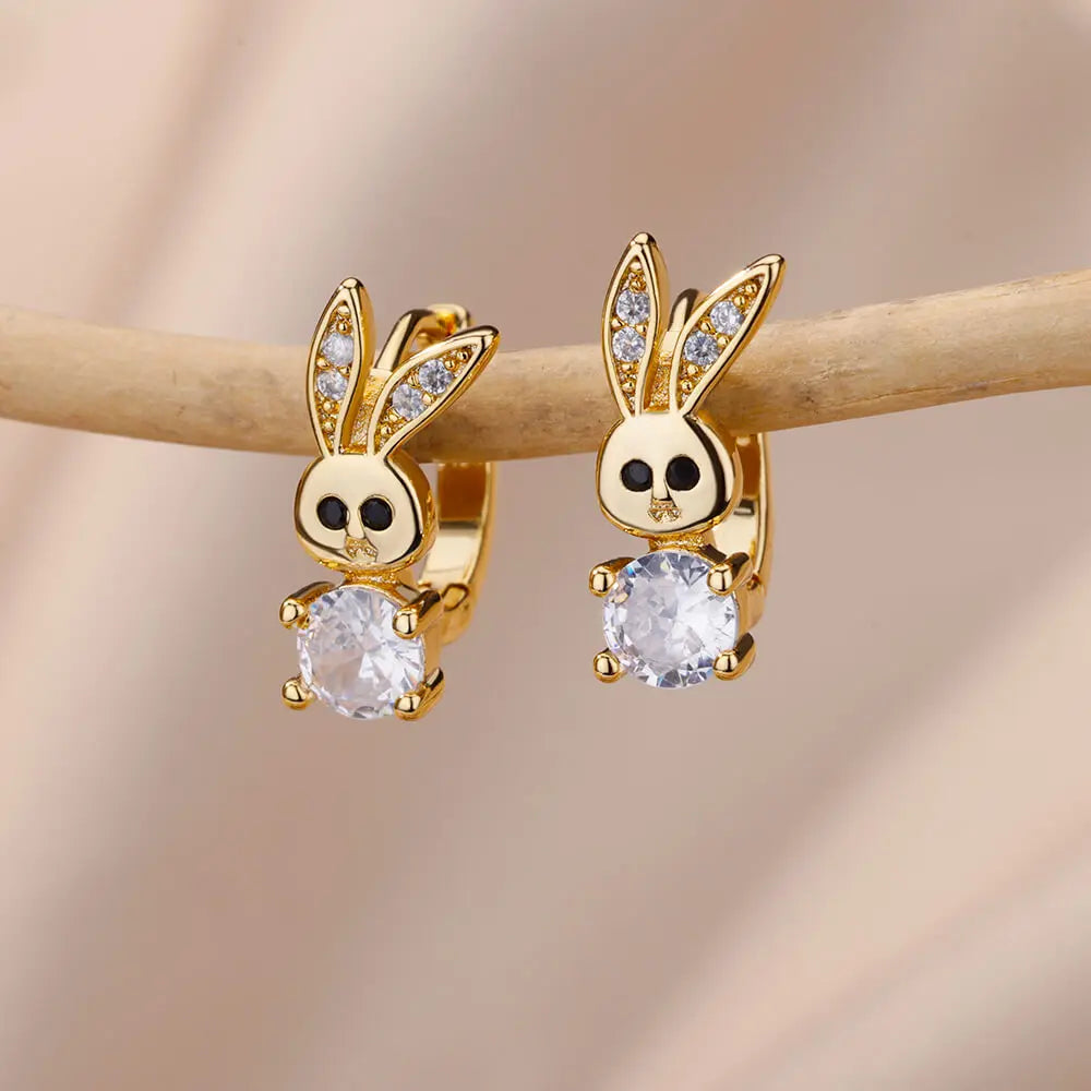 Cherub Round Hoop Earrings for Women Stainless Steel