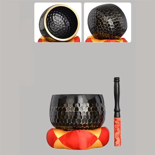 M12K-Chakra Tibetan Bowls Small Singing Bowl Sound Healing Meditation Spiritual Instruments Mindfulness Meditation Bowl